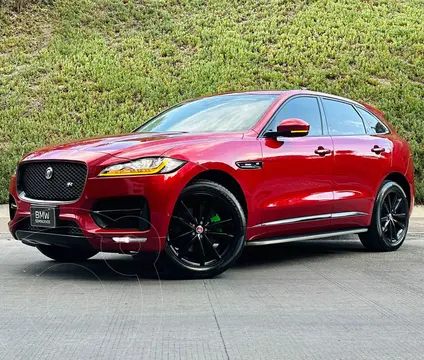 Jaguar F-Pace R-Sport usado (2017) color Rojo financiado en mensualidades(enganche $109,800 mensualidades desde $8,564)