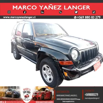 Jeep Cherokee Sport Liberty 3.7L usado (2007) color Negro precio $5.890.000