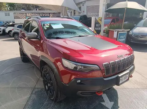 Jeep Cherokee TrailHawk usado (2020) color Rojo financiado en mensualidades(enganche $95,486 mensualidades desde $15,834)