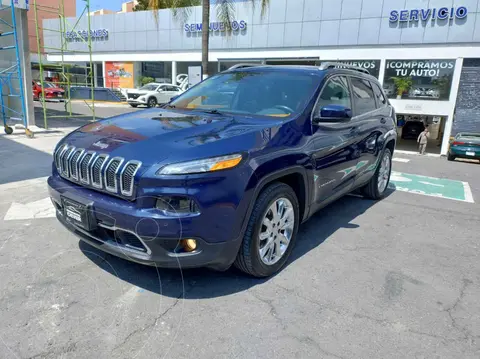 Jeep Cherokee Limited Premium usado (2015) color Azul financiado en mensualidades(enganche $78,750 mensualidades desde $5,759)