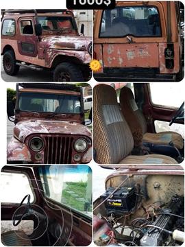 Jeep CJ7 techo de lona usado (1981) color Marron precio u$s1.600