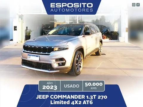 Jeep Commander 13 T270 Limited usado (2023) color Gris Oscuro precio $47.500.000