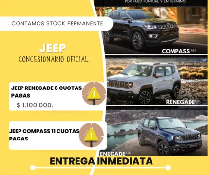 foto Jeep Compass 2.4 4x2 Sport financiado en cuotas anticipo $12.000.000 cuotas desde $153.003