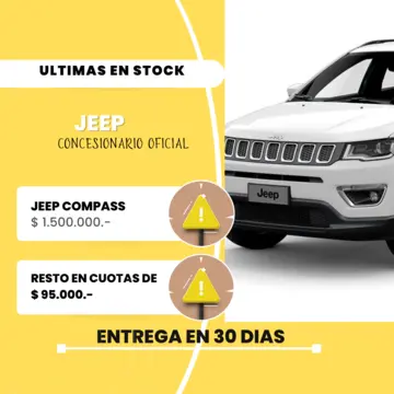 Jeep Compass 1.3 4x2 Longitude Aut Plus nuevo color A eleccion financiado en cuotas(anticipo $1.500.000 cuotas desde $85.000)
