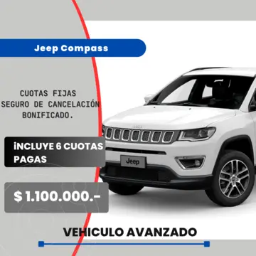 foto Jeep Compass 2.4 4x2 Longitude Aut financiado en cuotas anticipo $5.300.000 cuotas desde $235.000