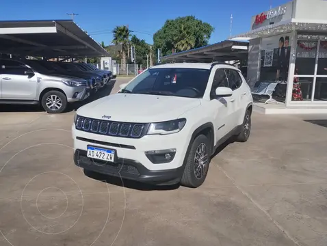 Jeep Compass COMPASS 2.4 SPORT 4X2 MT6 usado (2019) color Blanco precio $28.330.000