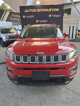 Jeep Compass Latitude usado (2020) color Rojo Cerezo financiado en mensualidades(enganche $30,000 mensualidades desde $8,377)