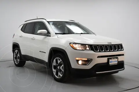 Jeep Compass 4x2 Limited Aut usado (2018) color Blanco financiado en mensualidades(enganche $86,000 mensualidades desde $6,765)