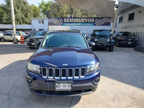 Jeep Compass 4x2 Latitude Aut usado (2016) color Azul financiado en mensualidades(enganche $56,800 mensualidades desde $7,190)