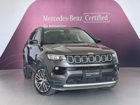Jeep Compass High Altitude usado (2023) color Gris Oscuro financiado en mensualidades(enganche $177,650 mensualidades desde $7,632)