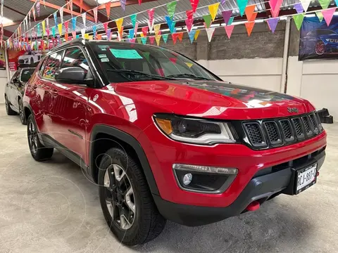 Jeep Compass Trailhawk 4X4 usado (2018) color Rojo Cerezo precio $399,900