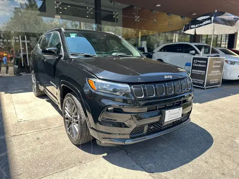 Jeep Compass High Altitude usado (2022) color Negro financiado en mensualidades(enganche $125,800 mensualidades desde $16,567)