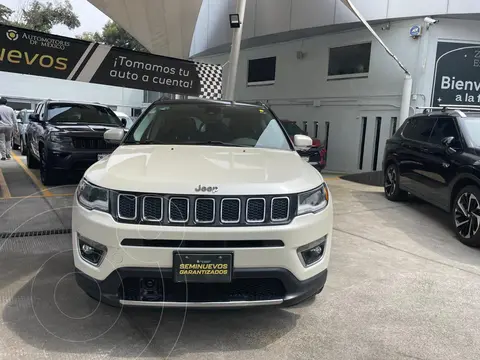 Jeep Compass Limited Premium usado (2019) color Blanco financiado en mensualidades(enganche $78,000 mensualidades desde $10,658)