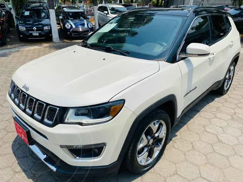 Jeep Compass 4x2 Limited Premium CVT usado (2019) color Blanco financiado en mensualidades(enganche $95,944 mensualidades desde $8,522)