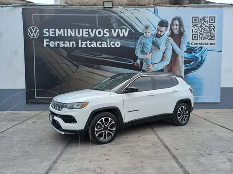 Jeep Compass Limited usado (2022) color Blanco financiado en mensualidades(enganche $98,000 mensualidades desde $12,672)