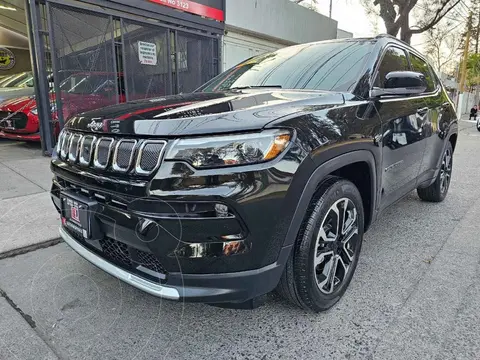 Jeep Compass Limited Premium usado (2022) color Negro financiado en mensualidades(enganche $161,893 mensualidades desde $10,065)