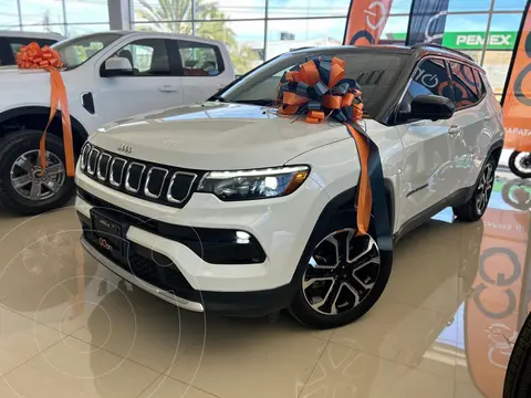 Jeep Compass Limited Premium usado (2022) color Blanco financiado en mensualidades(enganche $145,242 mensualidades desde $11,107)