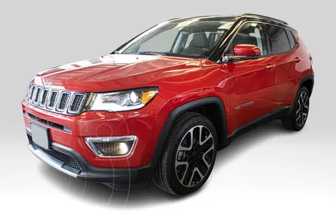 Jeep Compass 4x2 Limited Aut usado (2021) color Rojo financiado en mensualidades(enganche $174,000 mensualidades desde $11,376)