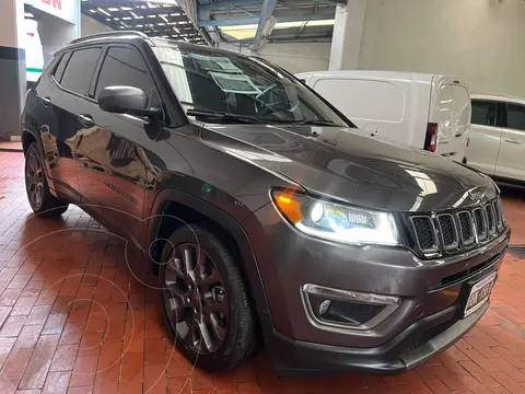 Jeep Compass Limited Premium usado (2021) color plateado financiado en mensualidades(enganche $162,602 mensualidades desde $6,985)
