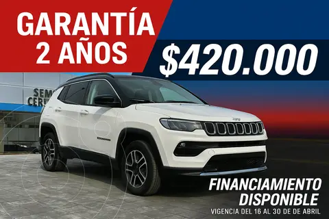 Jeep Compass Limited usado (2022) color Blanco precio $420,000