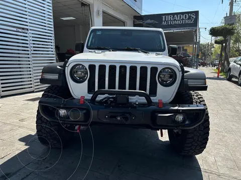 Jeep Gladiator Rubicon usado (2020) color Blanco financiado en mensualidades(enganche $192,000 mensualidades desde $29,471)