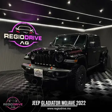Jeep Gladiator Mojave usado (2022) color Negro financiado en mensualidades(enganche $344,970 mensualidades desde $22,268)