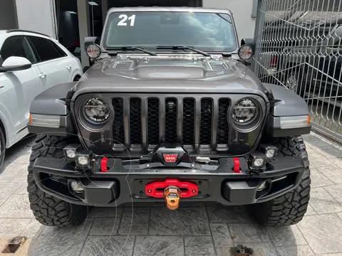 Jeep Gladiator Rubicon usado (2021) color Gris financiado en mensualidades(enganche $211,000 mensualidades desde $31,945)