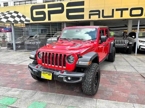 Jeep Gladiator Rubicon usado (2021) color Rojo financiado en mensualidades(enganche $237,600 mensualidades desde $20,702)