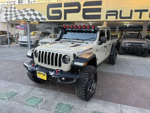 Jeep Gladiator Rubicon usado (2020) color Marron financiado en mensualidades(enganche $185,000 mensualidades desde $14,333)