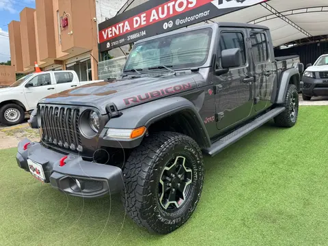 Jeep Gladiator Rubicon usado (2021) color Gris financiado en mensualidades(enganche $310,000 mensualidades desde $19,446)