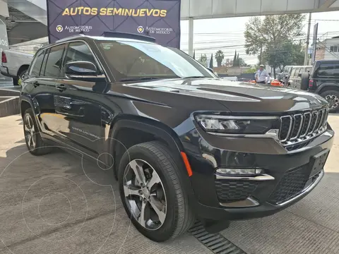 Jeep Grand Cherokee 4xe 4xe usado (2023) color Negro financiado en mensualidades(enganche $198,000 mensualidades desde $23,883)