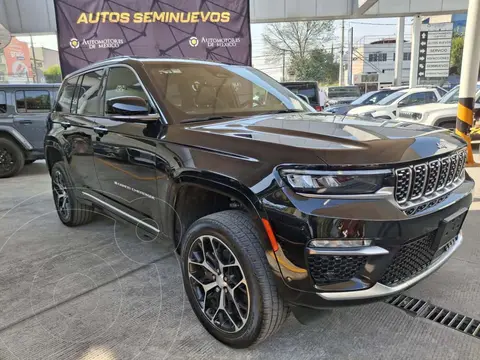 Jeep Grand Cherokee Summit Reserve 4x4 usado (2025) color Negro Diamante financiado en mensualidades(enganche $296,000 mensualidades desde $30,977)