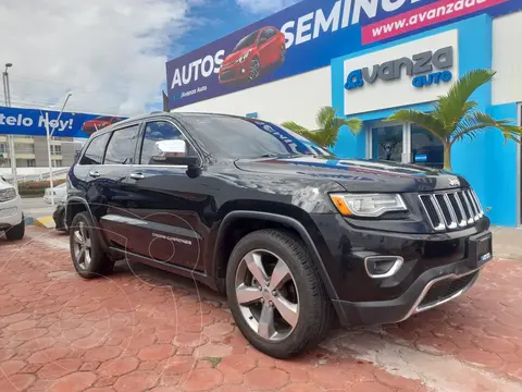 Jeep Grand Cherokee Limited 3.6L 4x2 usado (2014) color Negro financiado en mensualidades(enganche $119,400)
