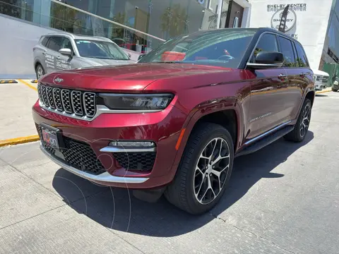 Jeep Grand Cherokee L Summit Reserve 4x4 usado (2022) color Rojo financiado en mensualidades(enganche $258,875 mensualidades desde $19,796)