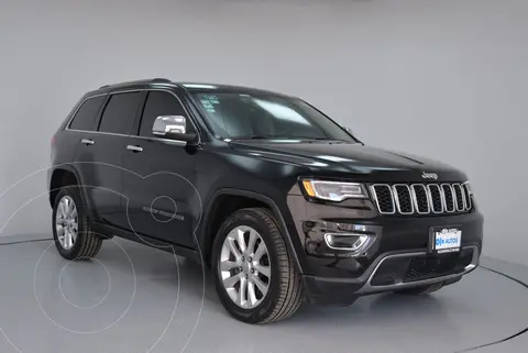 Jeep Grand Cherokee Limited Lujo V6 4x2 usado (2017) color Negro financiado en mensualidades(enganche $105,897 mensualidades desde $8,331)