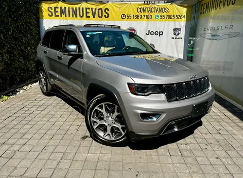 Jeep Grand Cherokee Limited Lujo 5.7L 4x4 usado (2019) color plateado precio $580,000