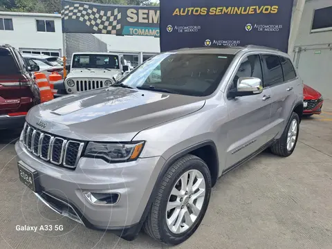 Jeep Grand Cherokee Limited Lujo 3.6L 4x2 usado (2017) color Plata Martillado financiado en mensualidades(enganche $167,650 mensualidades desde $13,302)