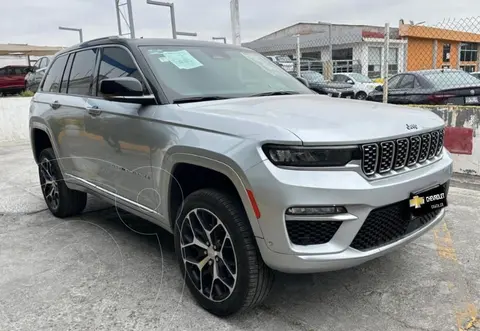 Jeep Grand Cherokee L Summit Reserve 4x4 usado (2023) color plateado precio $1,380,000