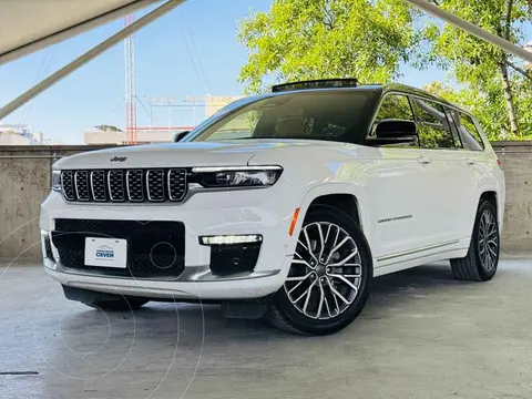 Jeep Grand Cherokee L Summit Reserve 4x4 usado (2021) color Blanco financiado en mensualidades(enganche $252,780 mensualidades desde $24,936)