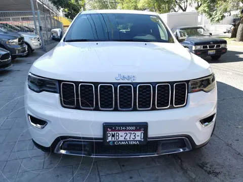 Jeep Grand Cherokee Limited X 3.6L 4x2 usado (2020) color Blanco financiado en mensualidades(enganche $130,000 mensualidades desde $18,540)