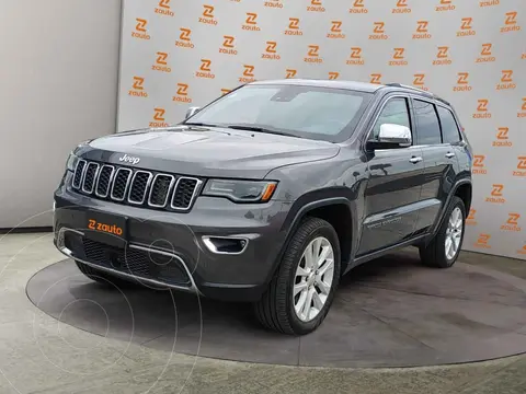 Jeep Grand Cherokee Limited Lujo 5.7L 4x4 usado (2017) color Gris financiado en mensualidades(enganche $196,200 mensualidades desde $15,010)