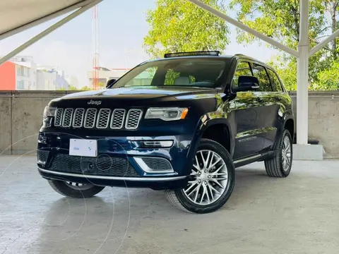 Jeep Grand Cherokee Summit Elite Platinum 5.7L 4x4 usado (2017) color Azul financiado en mensualidades(enganche $94,380 mensualidades desde $9,310)