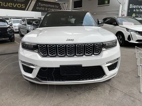 Jeep Grand Cherokee Summit Reserve 4x4 usado (2024) color Blanco financiado en mensualidades(enganche $270,000 mensualidades desde $27,113)