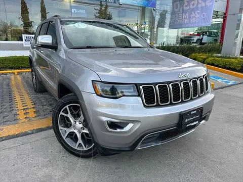 Jeep Grand Cherokee Limited Lujo 3.6L 4x2 usado (2019) color plateado financiado en mensualidades(enganche $221,330 mensualidades desde $12,392)