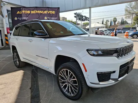 Jeep Grand Cherokee L Summit Reserve 4x4 usado (2023) color Blanco financiado en mensualidades(enganche $280,029 mensualidades desde $33,844)