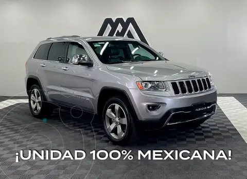 Jeep Grand Cherokee Limited 3.6L 4x2 usado (2014) color plateado precio $289,900