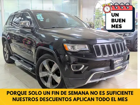 Jeep Grand Cherokee Limited Lujo 5.7L 4x2 usado (2015) color Negro precio $305,800
