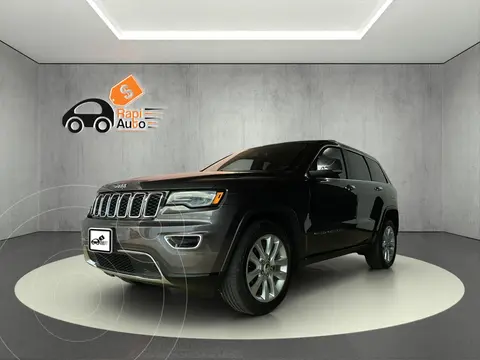 Jeep Grand Cherokee Limited Lujo 3.6L 4x2 usado (2017) color Granito financiado en mensualidades(enganche $77,600 mensualidades desde $12,604)