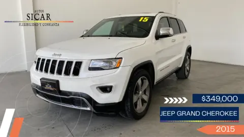 Jeep Grand Cherokee Limited Lujo 3.6L 4x2 usado (2015) color Blanco precio $319,000