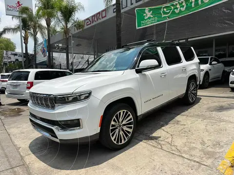 Jeep Grand Wagoneer L 6.4L usado (2022) color Blanco financiado en mensualidades(enganche $487,250 mensualidades desde $41,218)